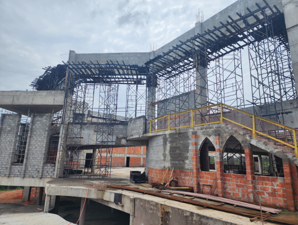 Projeto estrutural de muro de arrimo