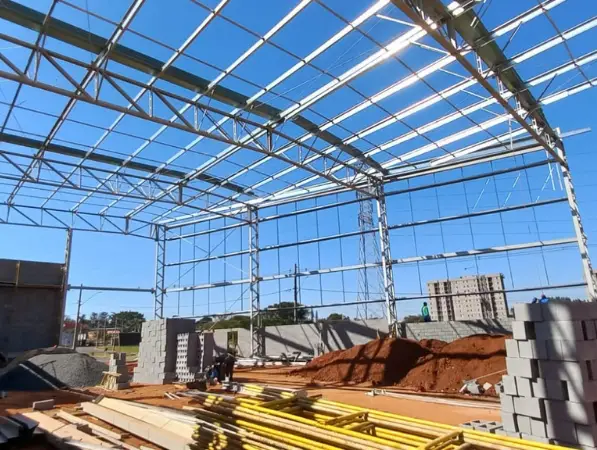 Projeto de galpão estrutura metálica