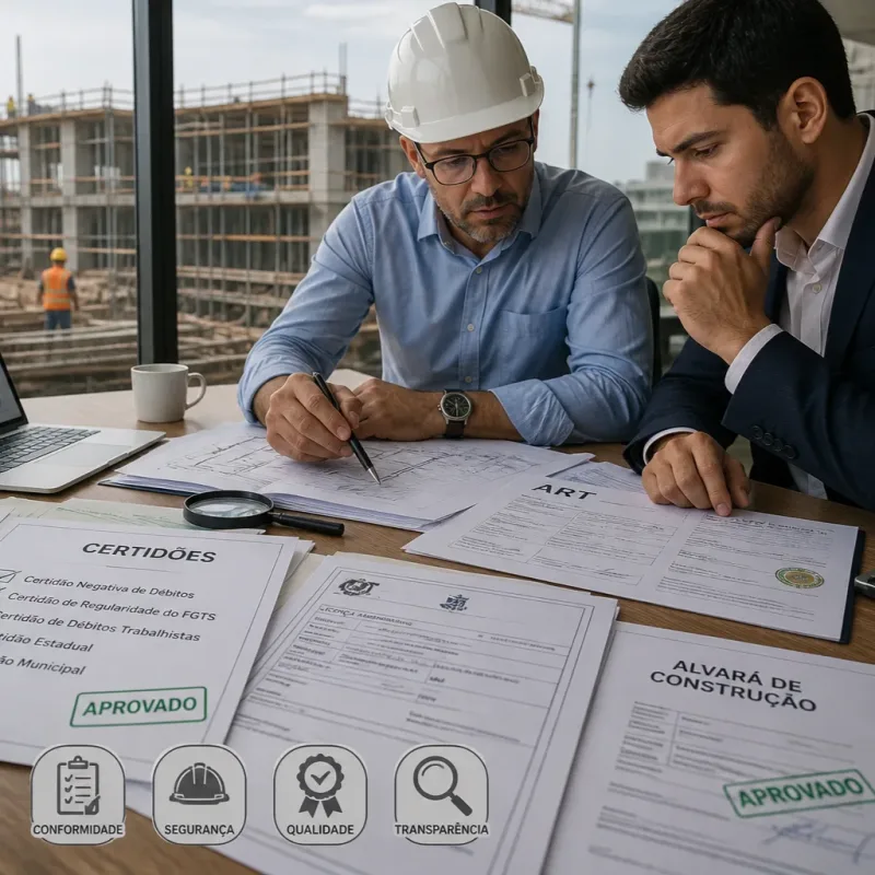 O que verificar na documentação de uma construtora antes de investir ou contratar